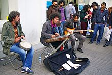 Strassenmusikanten in der Istiklal Caddesi