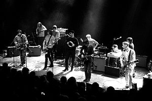 The Brian Jonestown Massacre performing at Shepherd's Bush Empire, London, in 2012