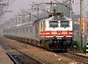 Lucknow Shatabdi near New Delhi in 2009