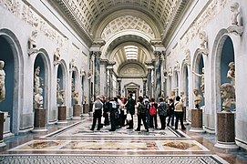 Galería del Braccio Nuovo, perteneciente al Museo Chiaramonti