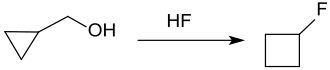 Cyclobutylfluorid aus CMPO