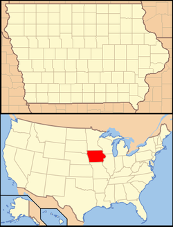 Des Moines is located in Iowa