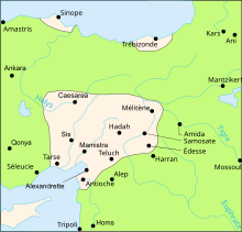 carte de l'est de la Méditerranée