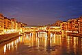 One of the most famous historical bridges in the world: Ponte Vecchio