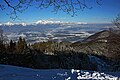 The Kamnik–Savinja Alps seen from Osolnik