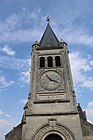 Le clocher de l'église reconstruite en 1924.