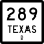 Business State Highway 289-D marker