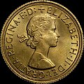 1959 sovereign obverse