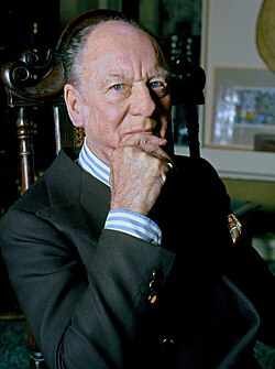 John Gielgud 1973, fotograferad av Allan Warren.