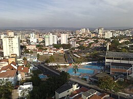 Panorama d'une partie de la ville depuis le quartier Mangal.