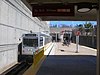 A Pittsburgh Light Rail train emerging from Lebanon Tunnel in March 2011