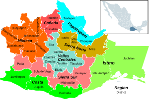 Oaxaca regions - Mixteca in the northwest