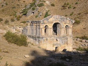 Ruínas da cidade romana de Comana