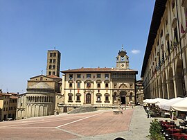 Arezzo'da Piazza Grande