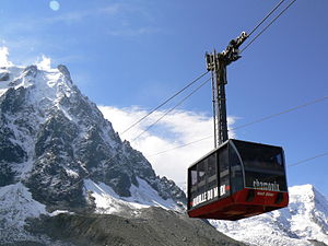 Telfero de Aiguille du Midi