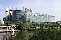 Louise Weiss Building in Strasbourg, France