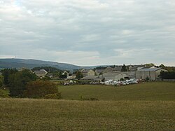 Skyline of Saint-Amans ( Lozère )