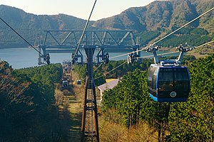 箱根ロープウェイ（桃源台駅付近、2016年）