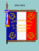 Drapeau de 1852 à 1854 (avers)