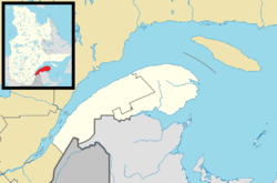 Petite-Vallée is located in Eastern Quebec