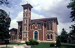 Jennings County courthouse in Vernon