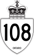 Highway 108 marker