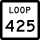 State Highway Loop 425 marker