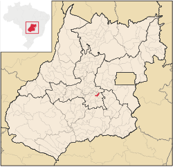 Localização de Goianápolis em Goiás