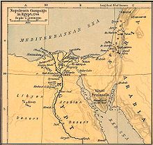 Carte de la campagne d’Égypte