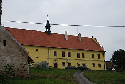 Château de Přeborov : façade.