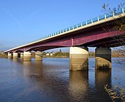 Franchissement de la Dordogne près de Libourne