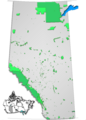 National and provincial parks of AB