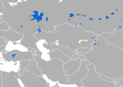 Aire de diffusion du tatar.