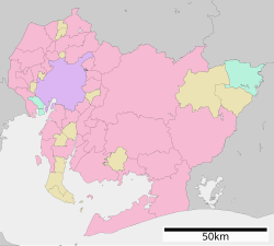 トヨタ博物館の位置（愛知県内）