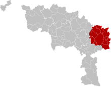 Arrondissement Charleroi Belgium Map.svg