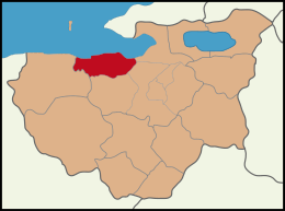 Distretto di Mudanya – Mappa