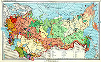 Etnografická mapa Sovětského svazu, 1941