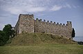 Rückseite einer Kastellburg aus dem 11. Jahrhundert in Padenghe sul Garda, Italien