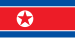 Bandera de Corea del Norte