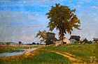 Old Elm at Medfield oil painting