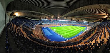 Panorama view of the stadium.