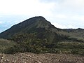 Pemandangan pada puncak Gunung Lawu.