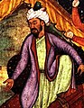 Bábur (* 1483 – † 1530). Tímúrov potomok a zakladateľ islamskej ríše Mogulov.