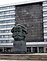 Image 12GDR era Karl Marx monument in Chemnitz (renamed Karl-Marx-Stadt from 1953 to 1990) (from History of East Germany)