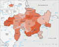 Bezirke des Kantons Graubünden bis 1991