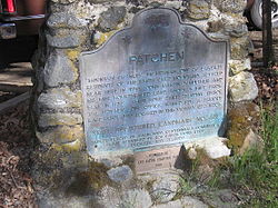 California Historic Marker 448, for Patchen, California.