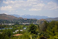 View over the city in 2009