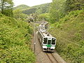 葛岡駅の西にある跨線橋より（2005年5月）