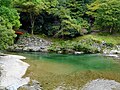 夢淵辺りの高見川