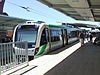 Mandurah station on its relaunch as a railway station in 2007